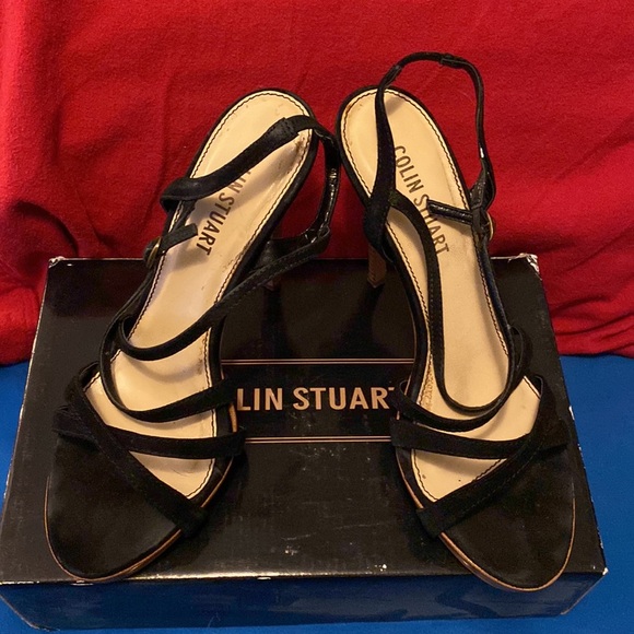 Black strap platform sandal - Picture 3 of 11